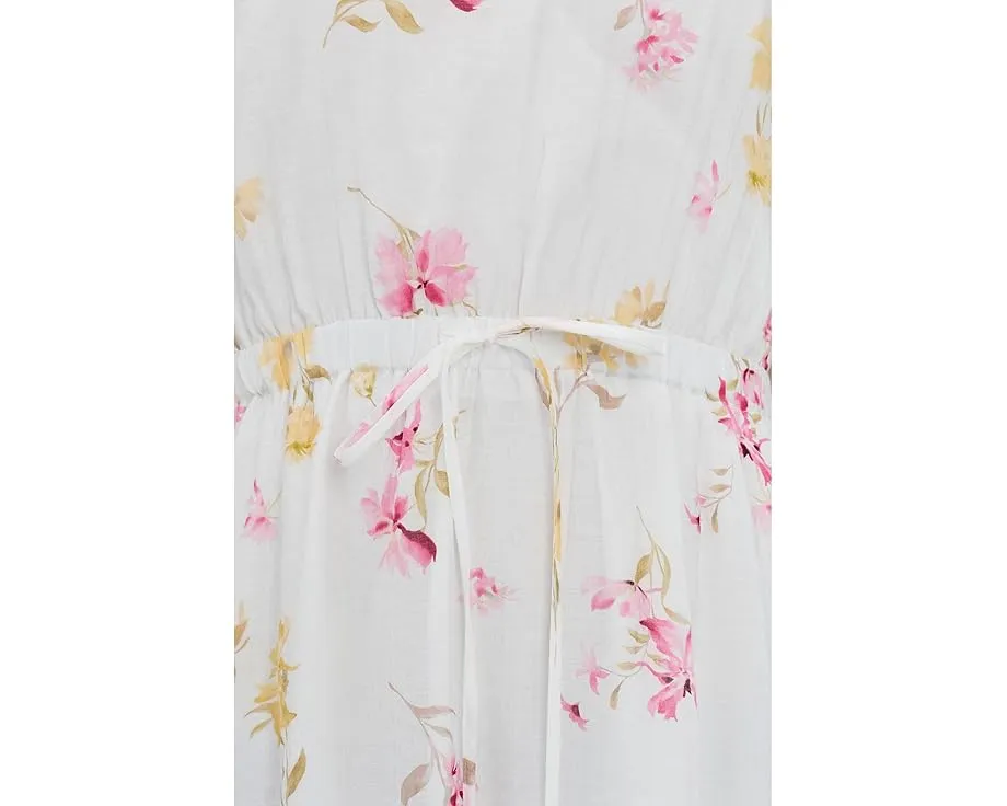 Vince Camuto макси-платье с рукавами-фонариками и цветочным принтом на запахе