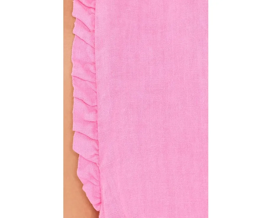 Платье льняное Kavalla от Lilly Pulitzer с рюшами