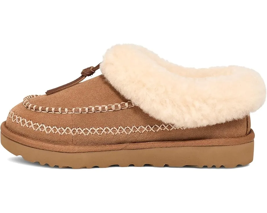 Тапочки UGG Tasman Alpine с подкладкой из овчины и подошвой из сахарного тростника