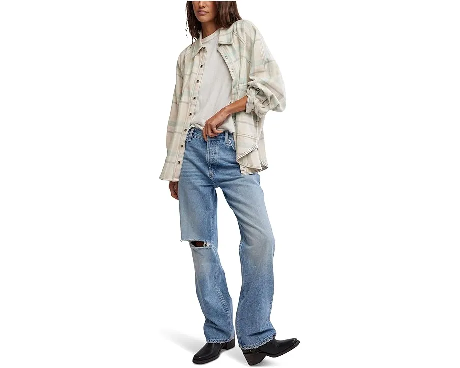 Джинсы We The Free Holly с клешем и высокой посадкой от Free People