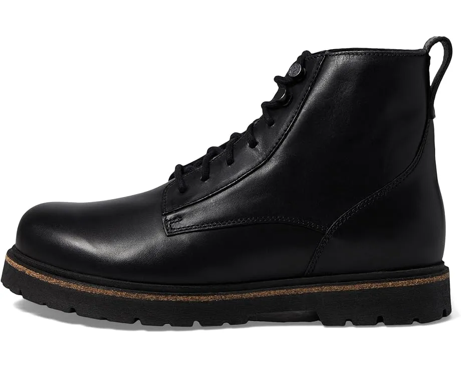 Ботинки Birkenstock Highwood Mid на шнуровке из кожи с синей стелькой