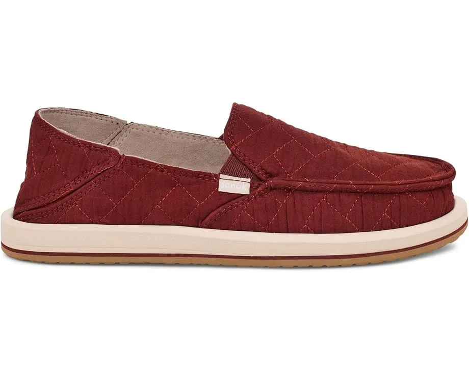 Sanuk Donna Quilted с стеганым верхом и стелькой Soft Top