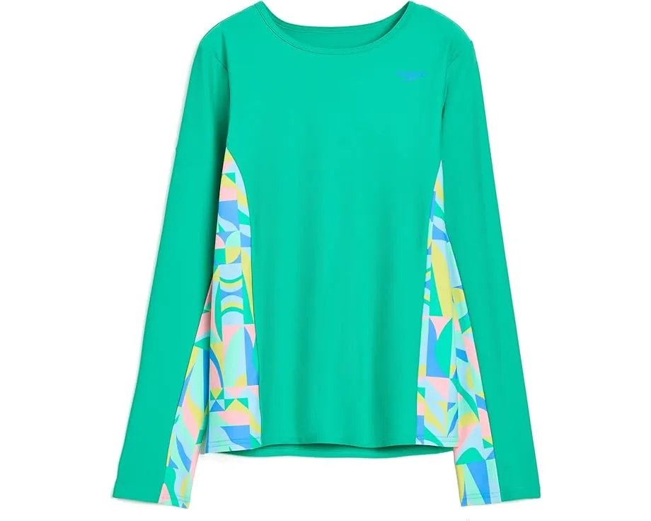 Длинный рукав UV Swim Shirt рашгард Speedo Kids с защитой