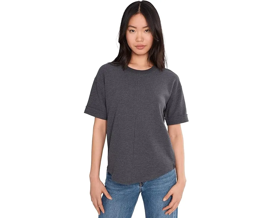 Свитшот Lilla P Drop Shoulder с текстурой вафли и свободным кроем