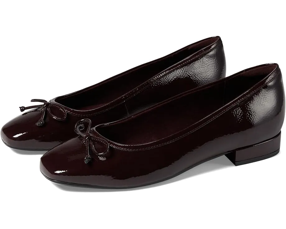Балетки Rockport Sadie с квадратным носком и бантом на низком каблуке