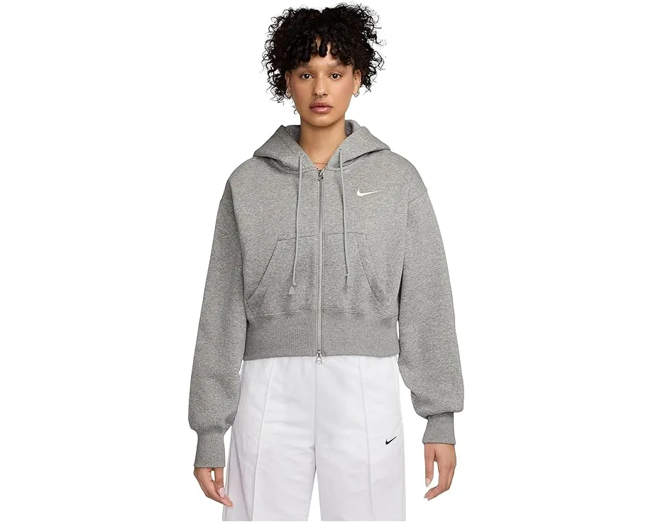 Nike Sportswear Phoenix Fleece худи свободного кроя с молнией и укороченным низом