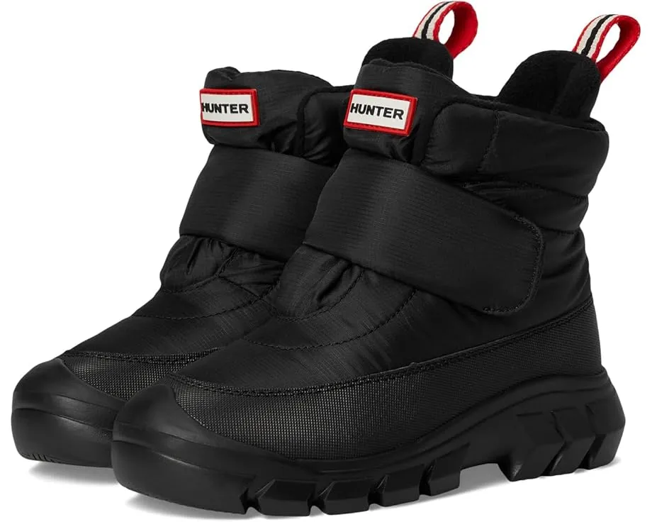 Детские непромокаемые сапоги Hunter Igloo на липучке с флисовой подкладкой