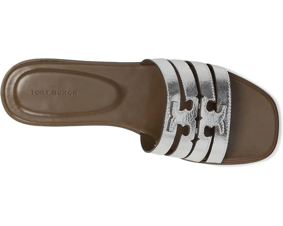Сандалии Tory Burch Ines Cage с открытым носком и двойным логотипом