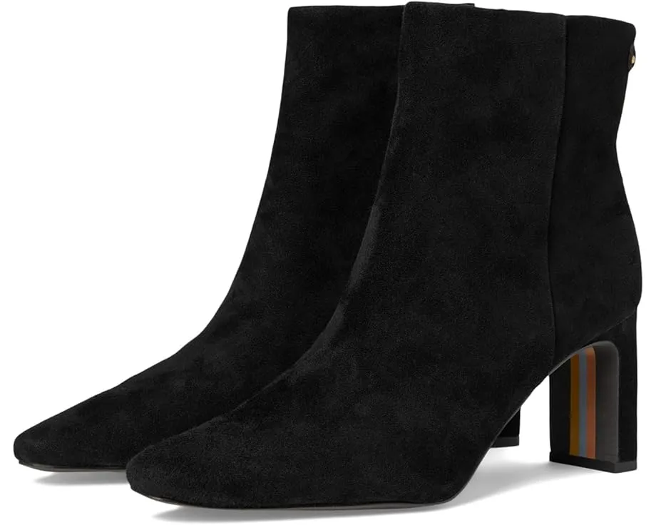 Ботильоны Saige Sam Edelman с архитектурным каблуком и застежкой-молнией