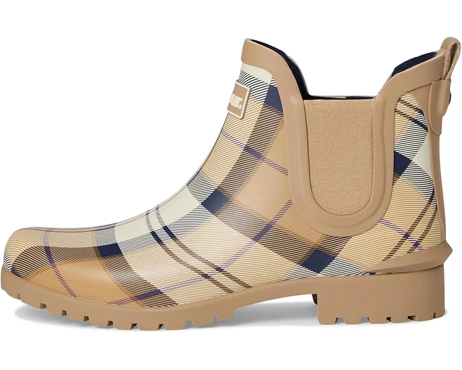 Резиновые сапоги Chelsea Barbour Wilton в клетку на массивном каблуке