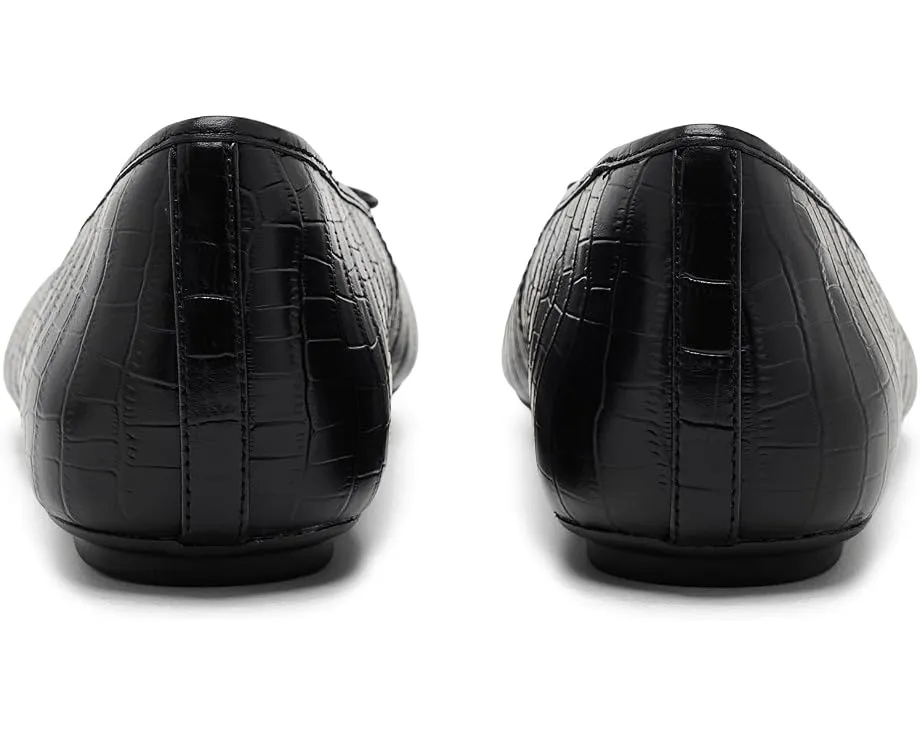 Балетки Delicato Crocodile из кожи с принтом крокодила FitFlop