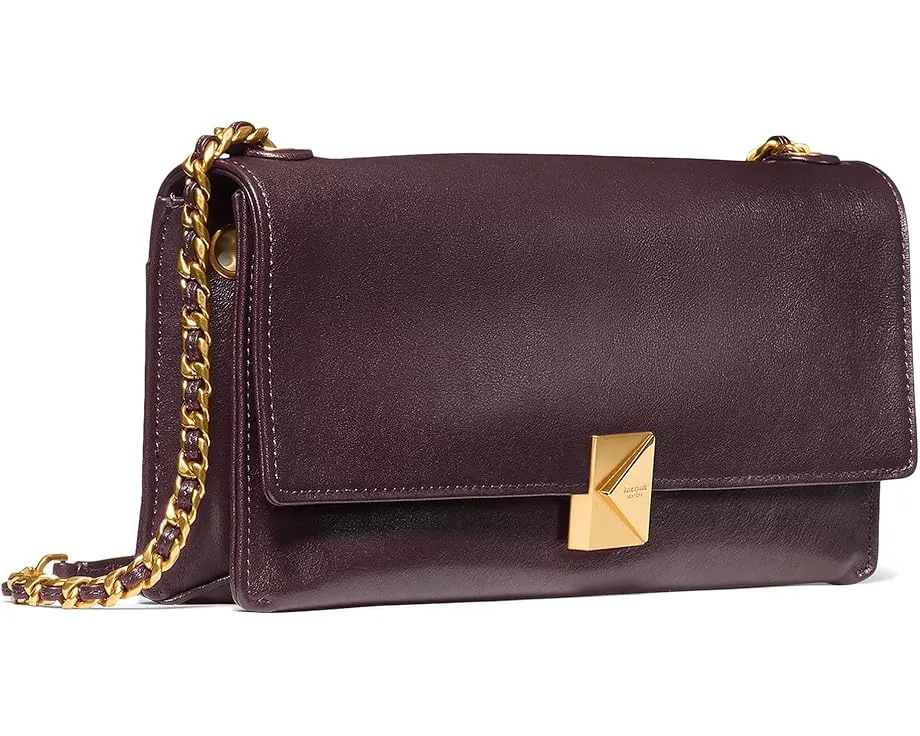 Мягкая сумка через плечо Kate Spade New York Deco из мелкозернистой кожи