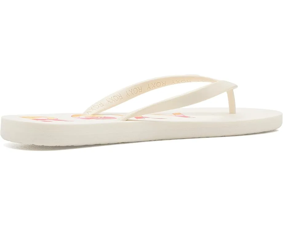 Тапочки Roxy Tahiti IX с двумя ремешками и стелькой из ЭВА