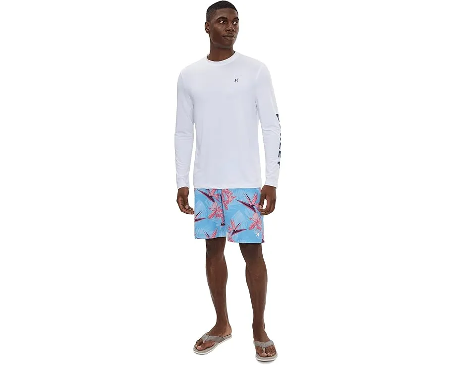 Плавки Hurley Equator Floral E-Boardshorts с цветочным принтом