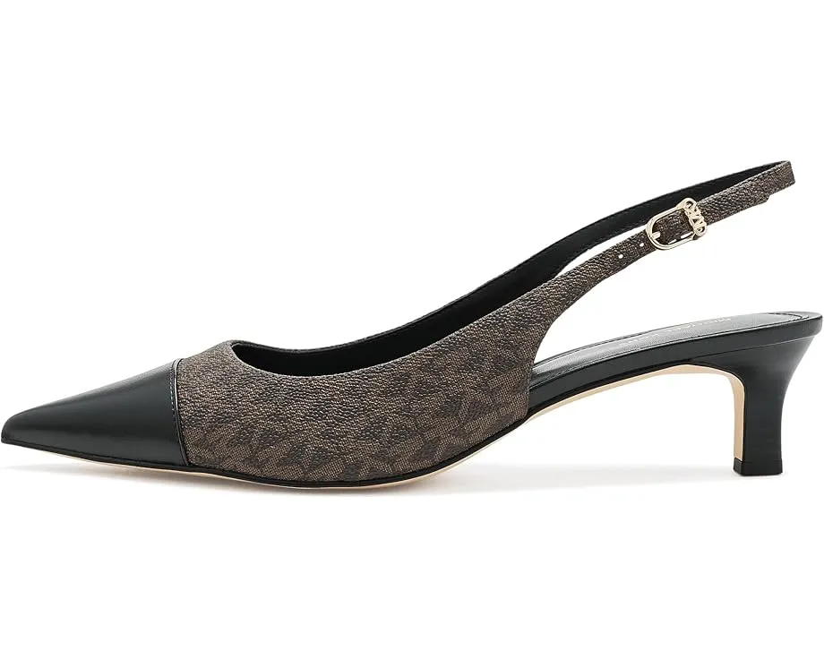 Туфли MICHAEL Michael Kors Amara Toe Cap Sling Pumps с мыском и киттеном