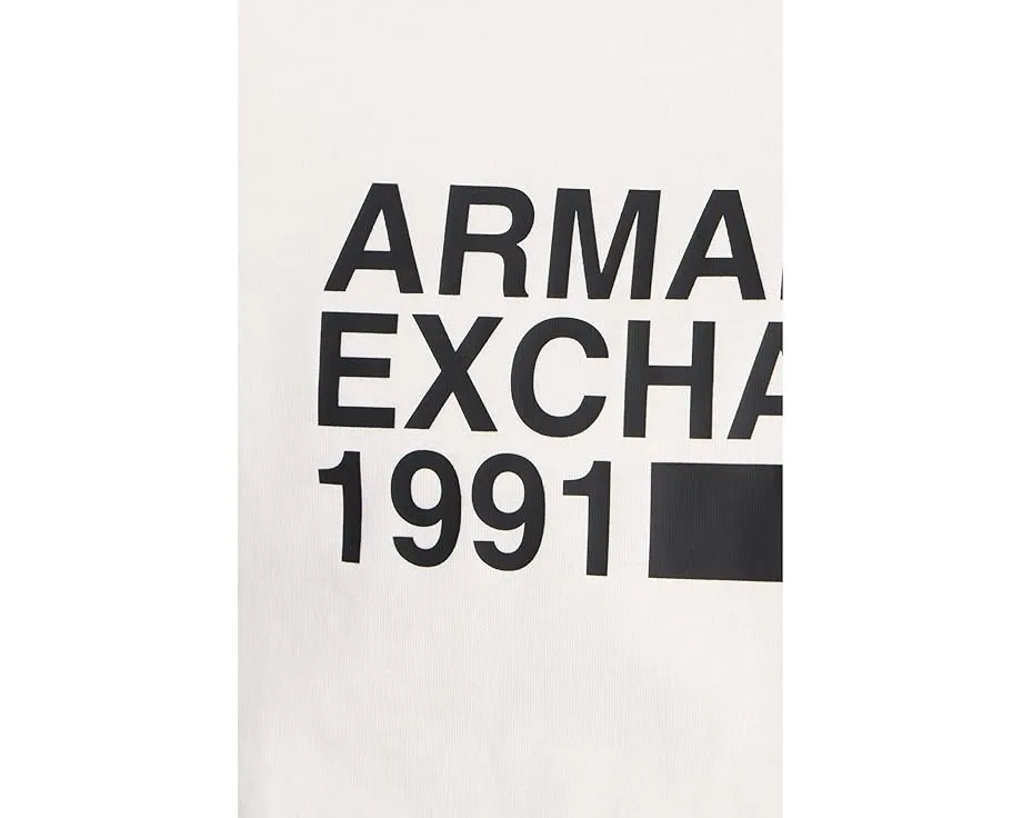 Футболка Armani Exchange slim из джерси с блок-логотипом