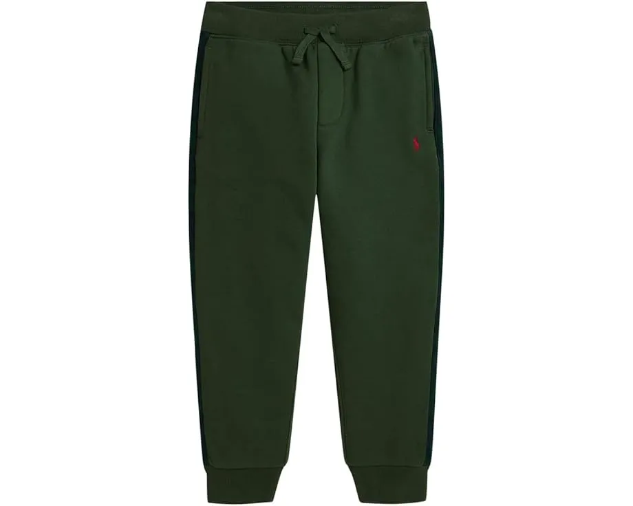 Джоггеры из флиса с отделкой в клетку для малышей и детей Polo Ralph Lauren Kids