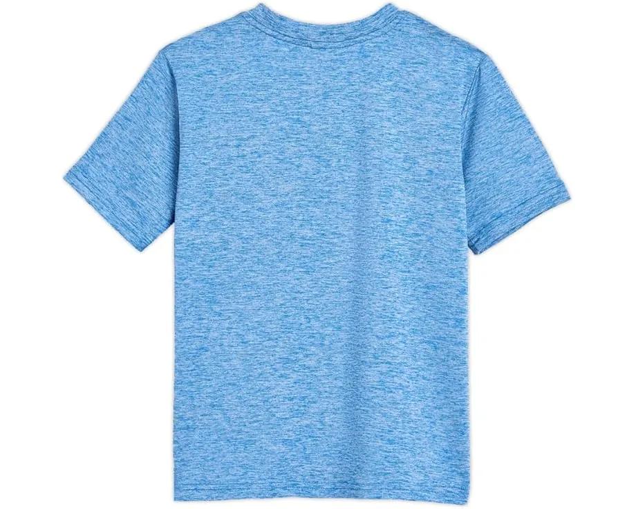 Спортивный детский комплект из футболки и шорт Puma с логотипом Racing Blue