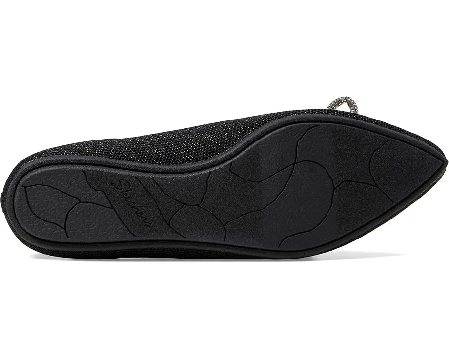 Туфли Skechers Cleo Point Glitzy Haze с бантом и стелькой Memory Foam