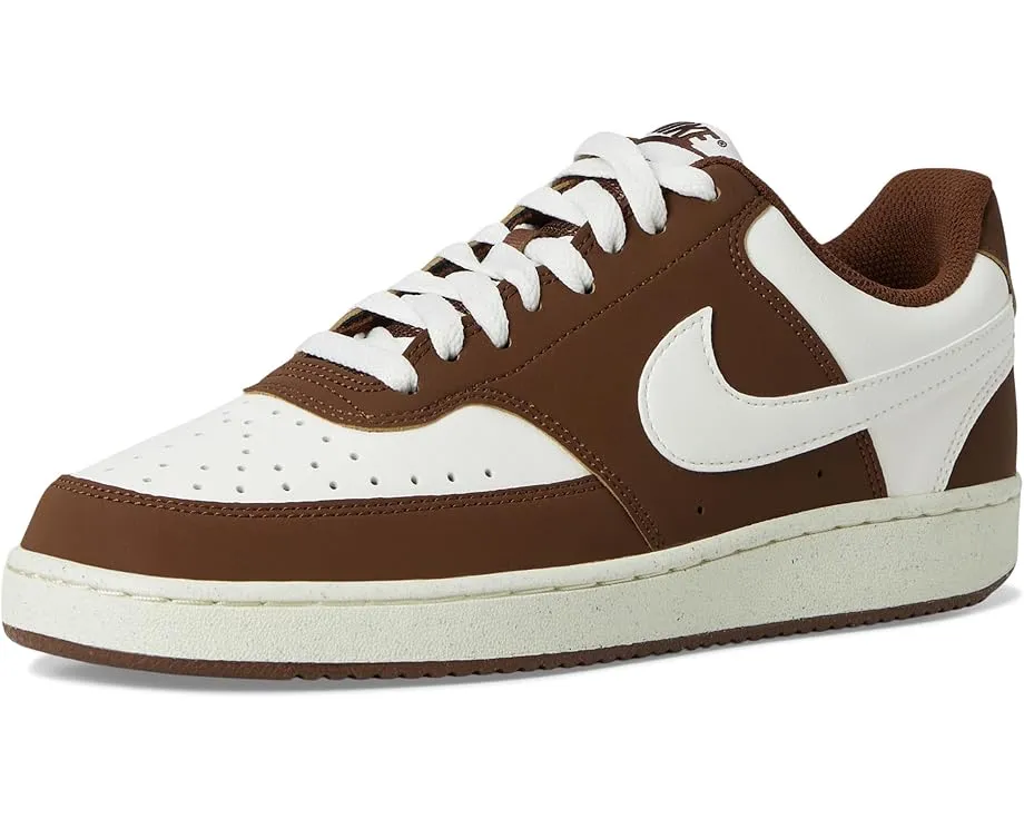 Кроссовки Nike Court Vision Low из искусственной кожи с перфорацией