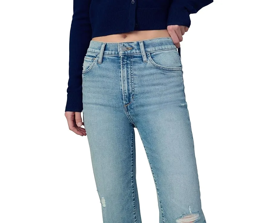 Joe's Jeans The Blake укороченные широкие джинсы с рваным краем