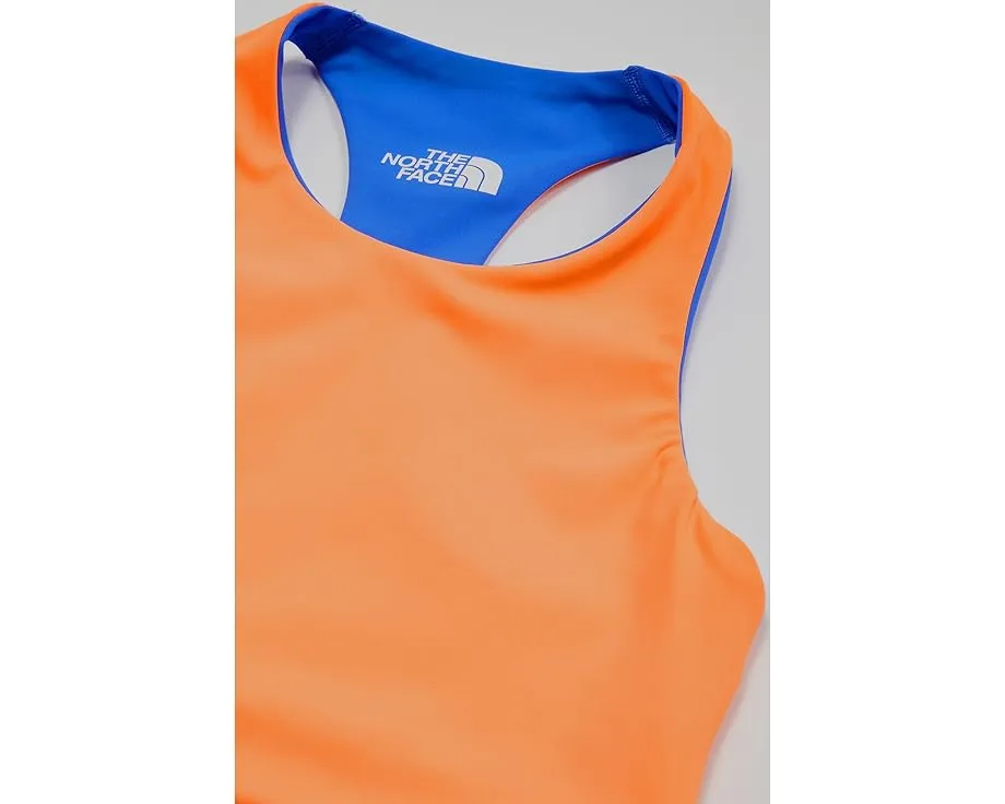 The North Face реверсивный топ для детей Never Stop с укороченным силуэтом и открытой спиной