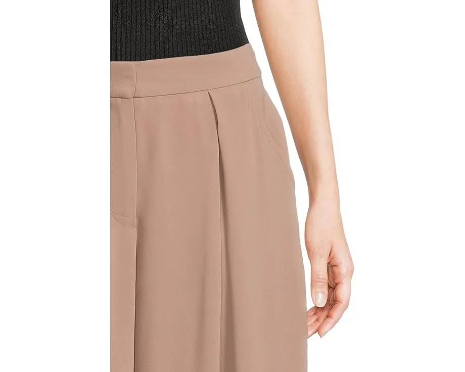 Широкие брюки Saige с драпировкой и складкой спереди