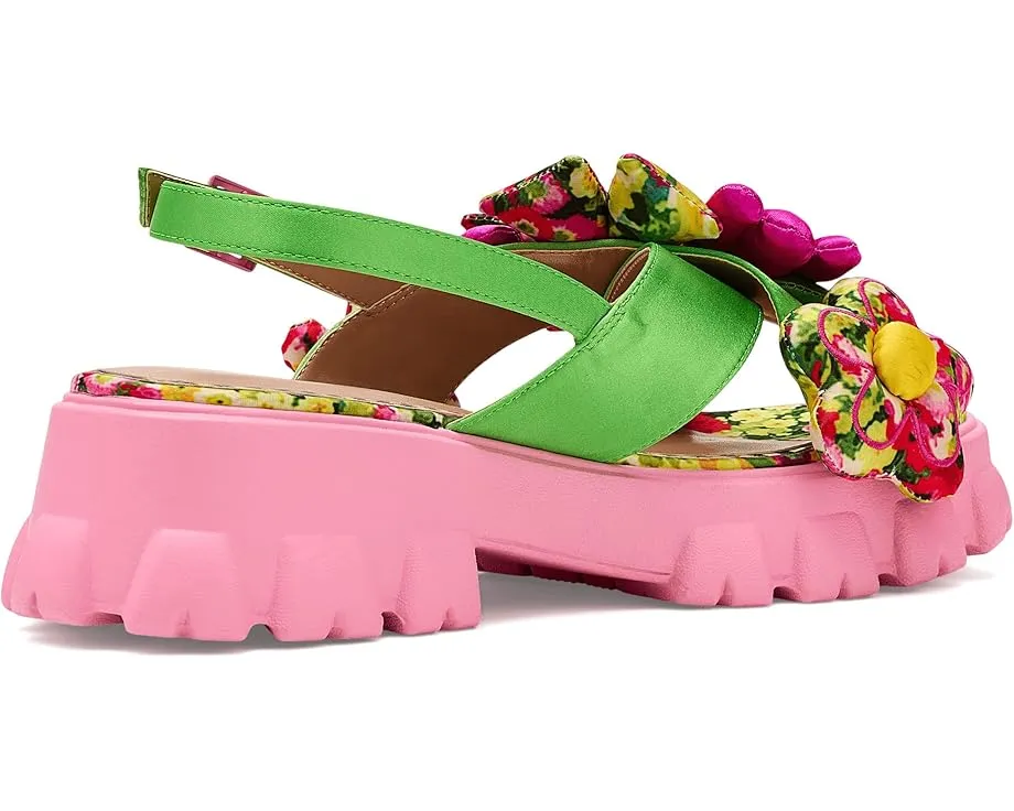 Босоножки Jeromy на каблуке с цветочными украшениями от Blue by Betsey Johnson