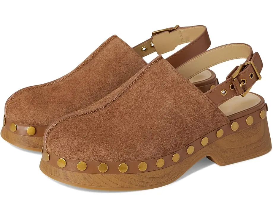 Сабо Esra Clog на деревянной платформе