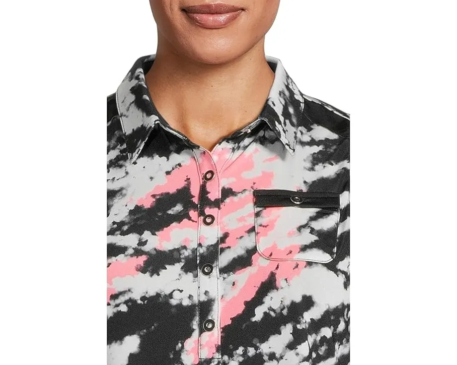 Топ без рукавов Jamie Sadock с принтом Роршаха и застежкой на пуговицы