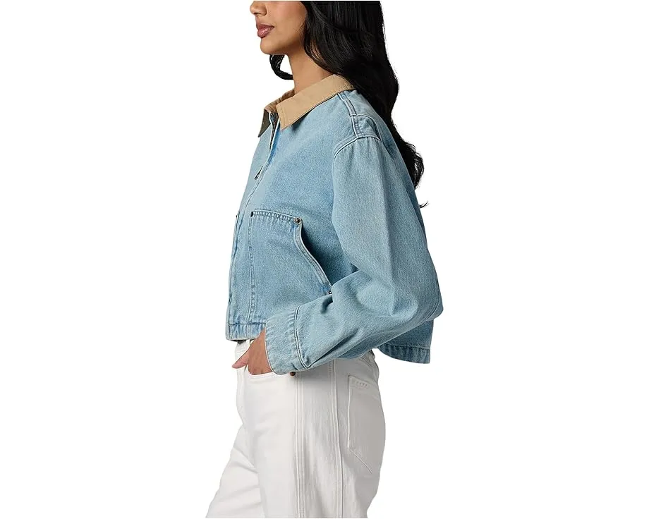 Короткая джинсовая куртка Blank NYC Coffee Run в синем цвете