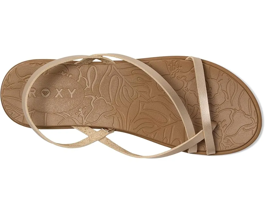 Босоножки Roxy Bellagio на плоской подошве с несколькими ремешками