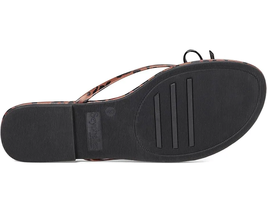 Босоножки Wish List с леопардовым принтом от Seychelles на низком каблуке