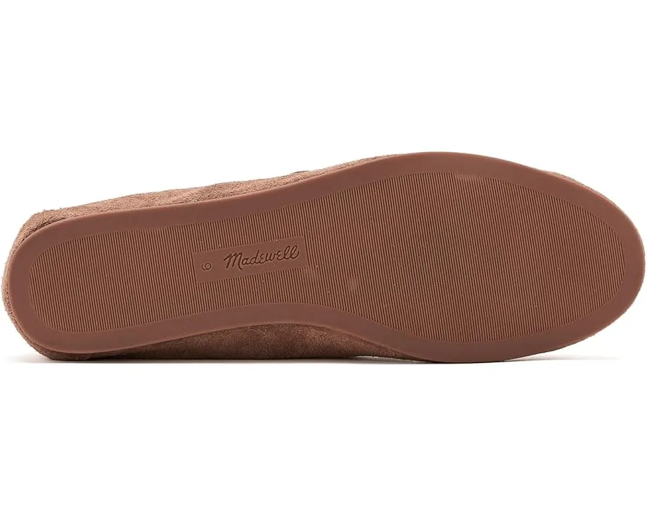 Мокасины Madewell Julien из замши с круглым носком и шнуровкой