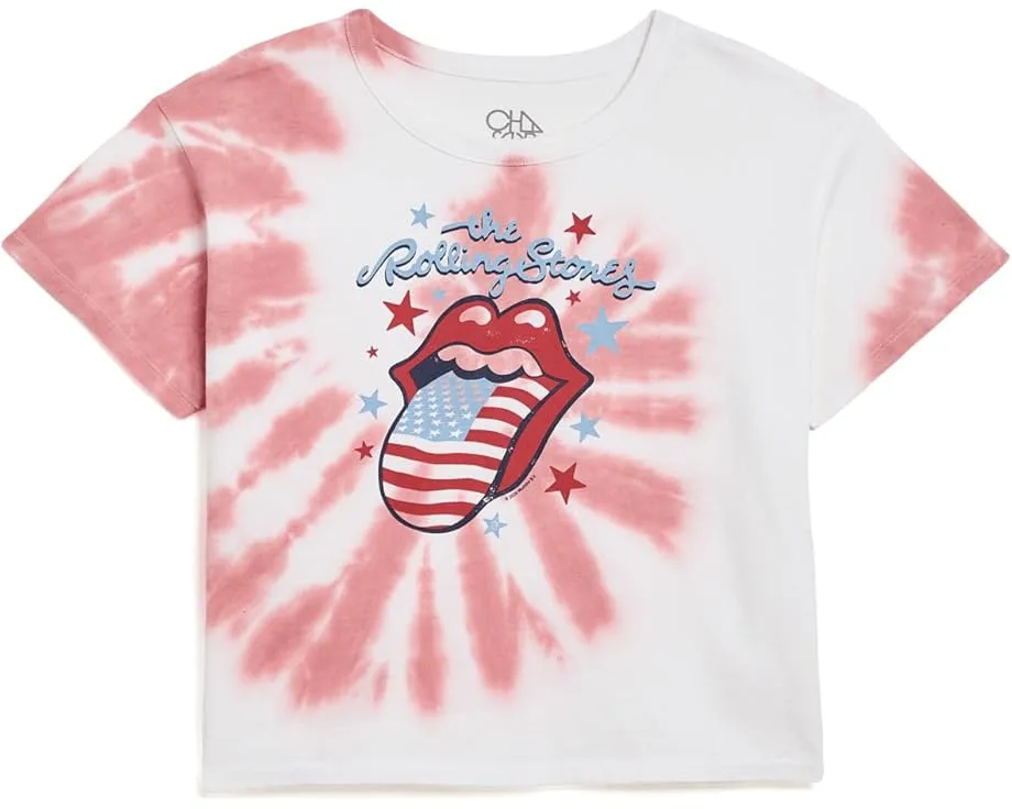 Футболка Chaser Kids Coast Cotton Jersey Devin с принтом Rolling Stones