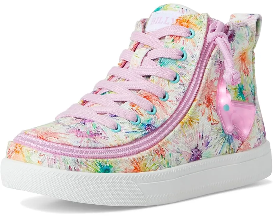 BILLY Floral Light Ups Classic D|R High детские кроссовки с цветочным принтом