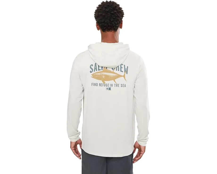 Рашгард с капюшоном Bitmap Hood Sunshirt от Salty Crew