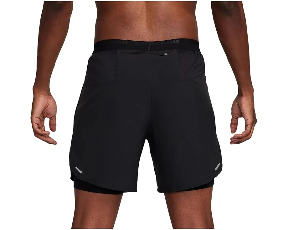 Беговые шорты Nike Dri-FIT Stride 2-в-1 7 дюймов (17.78 см) с карманом для телефона