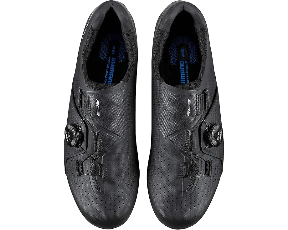 Шоссейные велотуфли Shimano RC3 с системой BOA для эффективной передачи усилия
