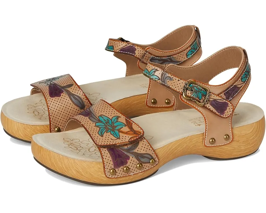 Сандалии Dakoa с круглым носком и регулируемыми ремешками на липучке