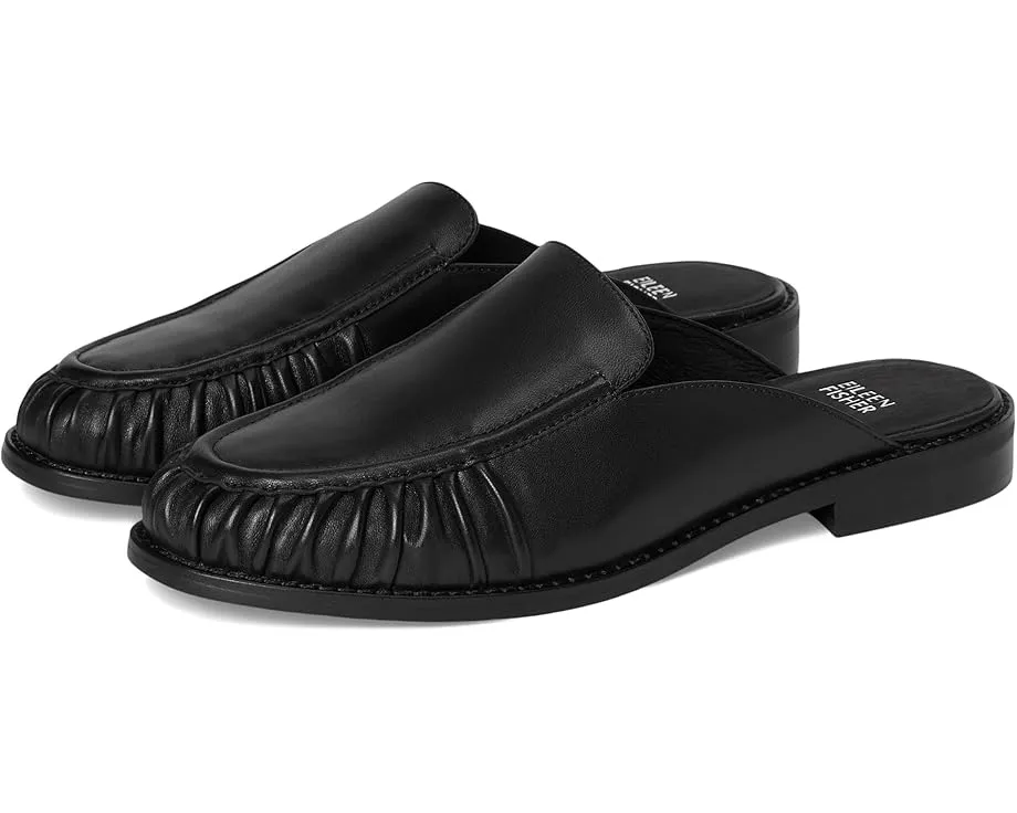 Мюли Eileen Fisher Azos из кожи с квадратным каблуком