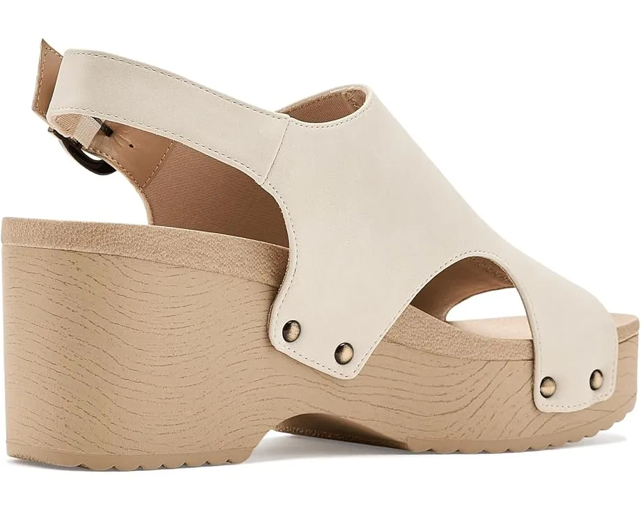 Сандалии Dr. Scholl's Wrenlee на платформе с открытым носком и текстурированным каблуком