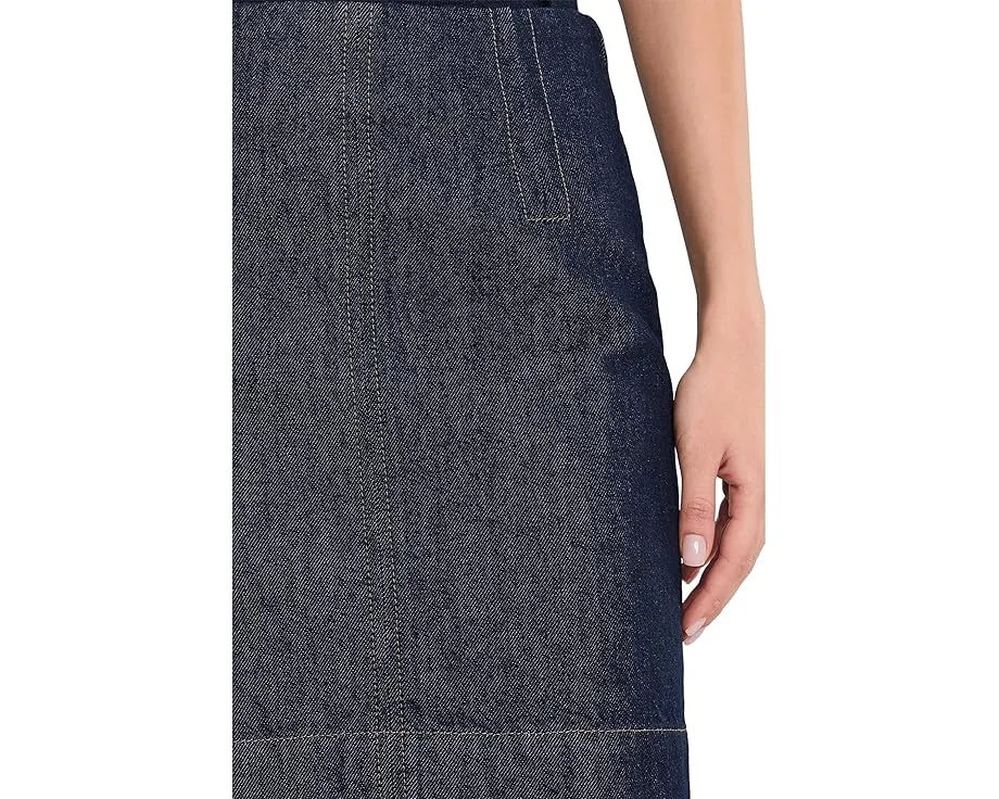 Мини-юбка Madewell Clean Mini из денима в цвете Rinse Wash