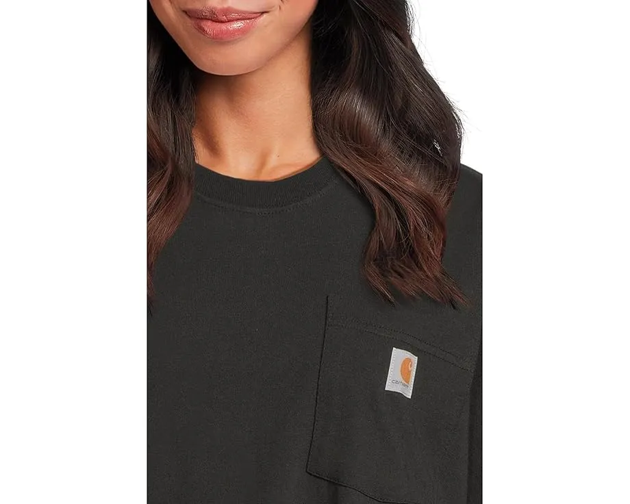 Футболка Carhartt WK87 Workwear с карманом и бесшовной конструкцией