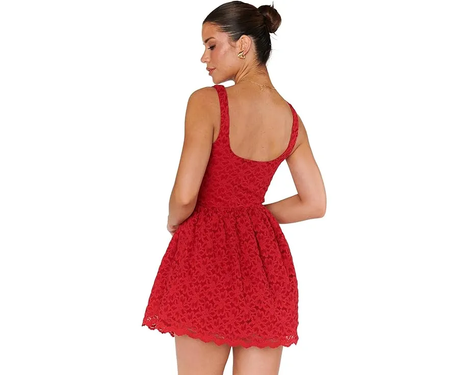 Платье-юбка Show Me Your Mumu Ricci с пышной мини-юбкой и кружевом