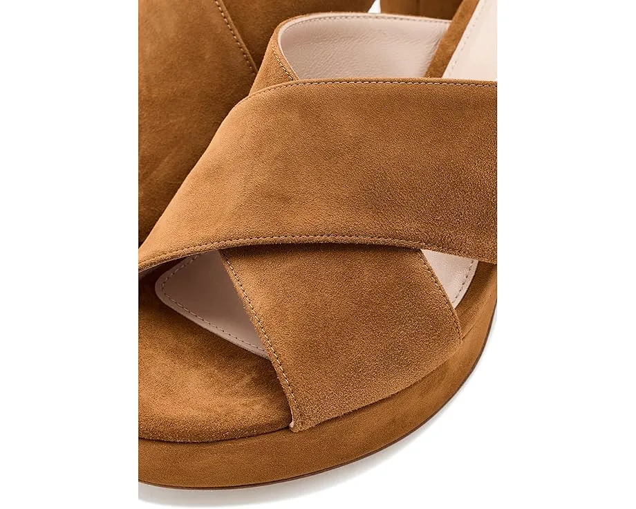 Stuart Weitzman Dayna Platform Slide босоножки на платформе черные