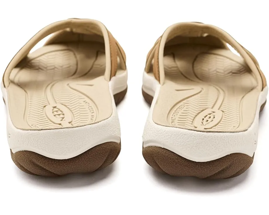 Сандалии KEEN Bali Leather Slide с защитой для пальцев и быстросохнущими ремнями