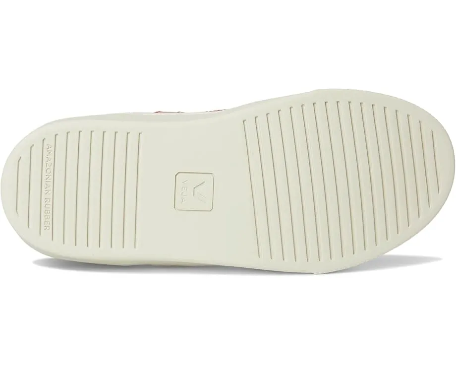 Детские кроссовки VEJA Small V-10 Chromefree из кожи с липучкой