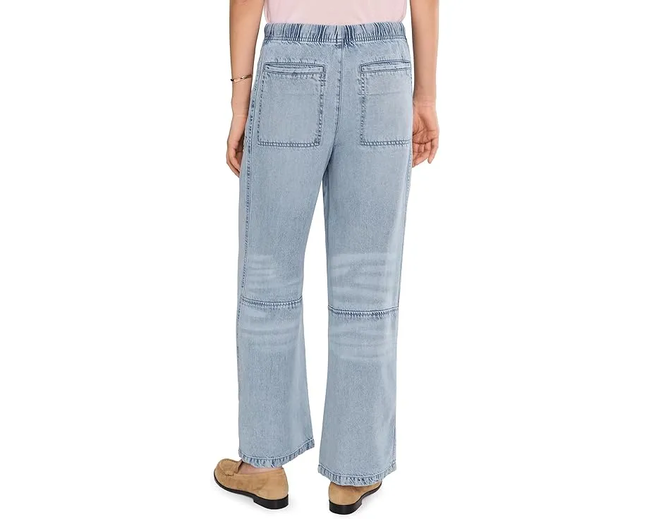 Splendid джинсы Lounge Denim Straight Pants прямого кроя с эластичным поясом