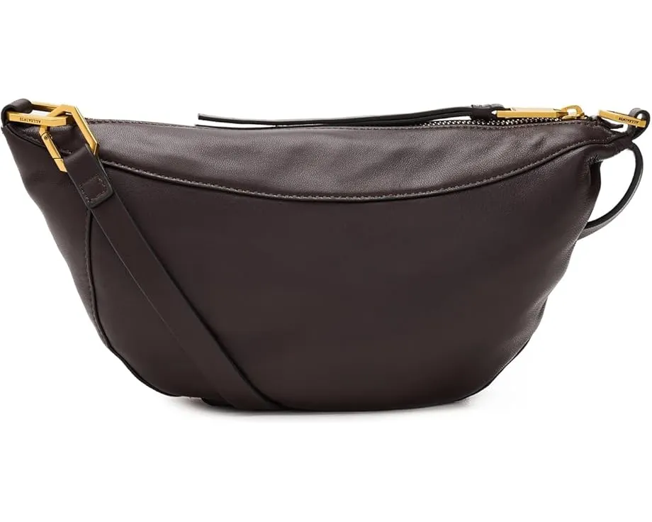 Микро-сумка AllSaints Luna из мягкой кожи с эффектом мягкого силуэта